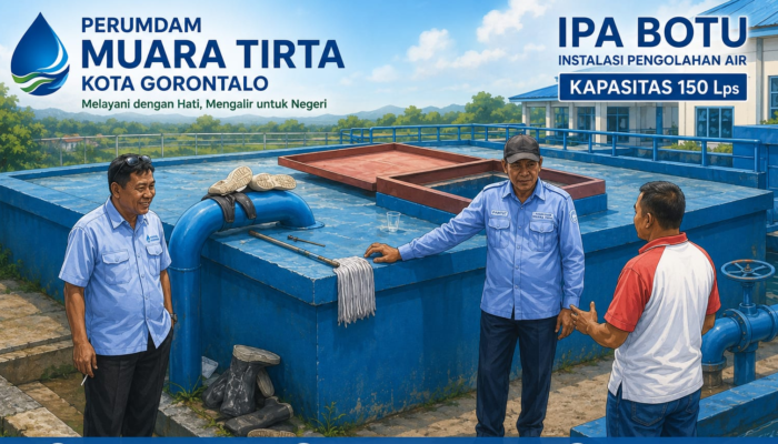 Ini Cara Perumdam Muara Tirta Kota Gorontalo Jaga Kualitas Air