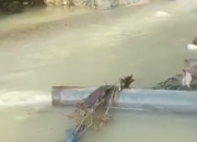 Pipa Hanyut Diterjang Banjir, Layanan Air Bersih Terganggu