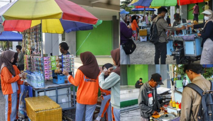 ‎Gladi PENAS KTNA XVII Banjiri GOR David-Toni, Pedagang Asongan Ketiban Durian Runtuh