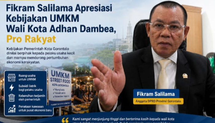 Fikram: Kebijakan UMKM Wali Kota Adhan Dambea, Pro Rakyat