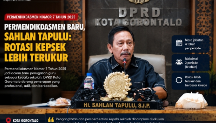 Permendiknas Baru, Sahlan Tapulu: Rotasi Kepsek Lebih Terukur