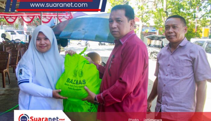 HUT Ke-81 RI: Lewat Baznas, Pemkot Gorontalo Salurkan 1.976 Paket Logistik untuk PPPK-PW
