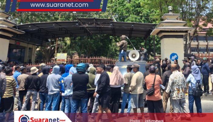 Tuntutan Utama AMKGB Saat Demo di Polda Gorontalo