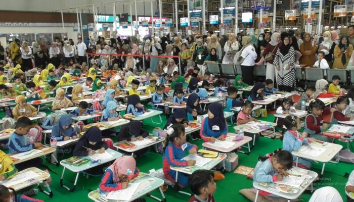 Semarak Sumpah Pemuda, 200 Anak Ikuti Lomba Mewarnai
